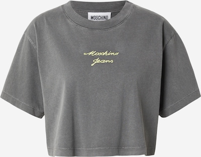 Marškinėliai iš Moschino Jeans, spalva – geltona / pilka, Prekių apžvalga
