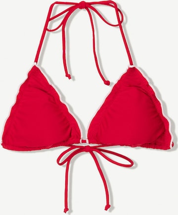 Bershka Kolmio Bikinitoppi värissä punainen: etupuoli