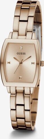 GUESS Analoog horloge 'BRILLIANT ' in Goud