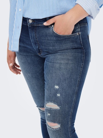 ONLY Carmakoma Skinny Jeans 'Bobbi Life ' in Blue