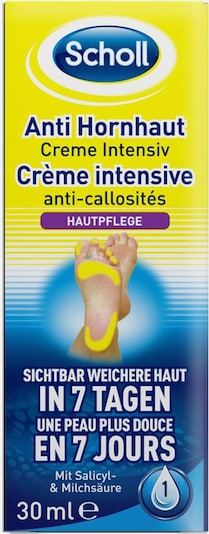 SCHOLL Foot Care 'Anti-Hornhaut' in White, Item view
