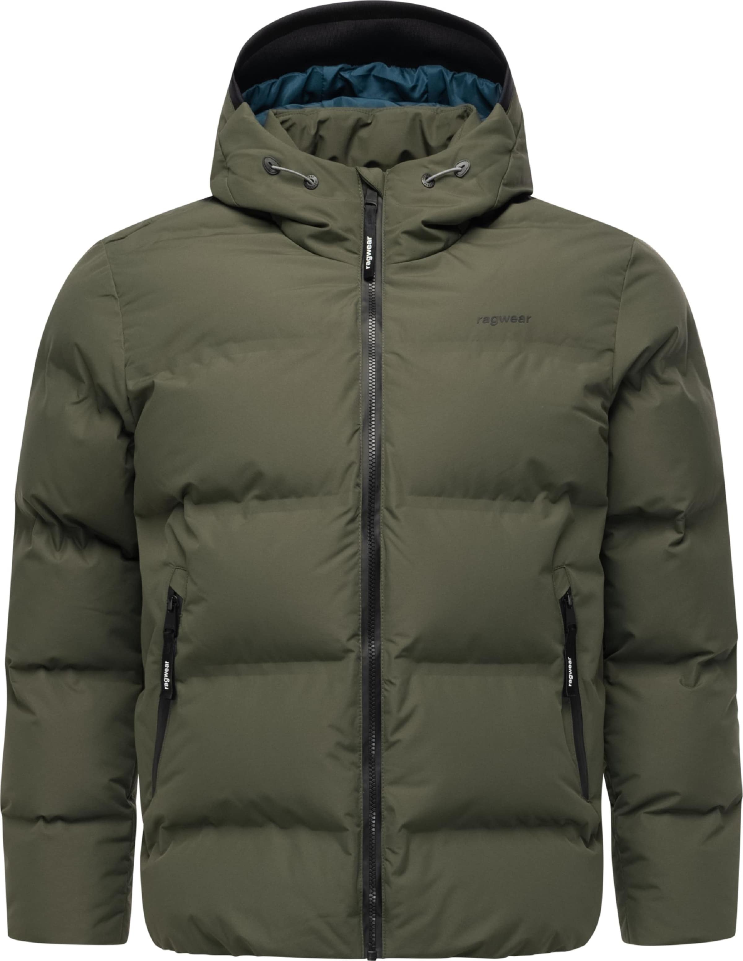 Ragwear Winterjacke 'Norgos' in Grün: Vorderseite