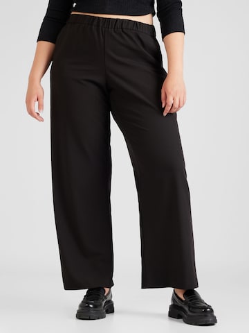 Vero Moda Curve Regular Pants 'ZELDA' in Black: front