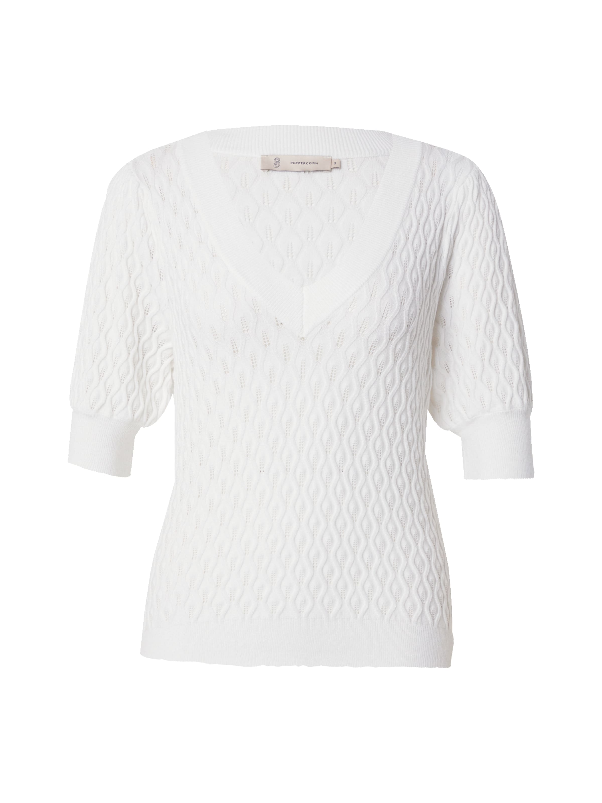 Peppercorn Πουλόβερ 'Rosalia' σε λευκό: μπροστά
