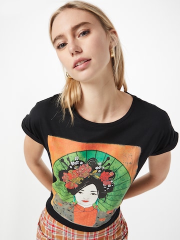 Tricou 'GEISHA' de la Key Largo pe negru