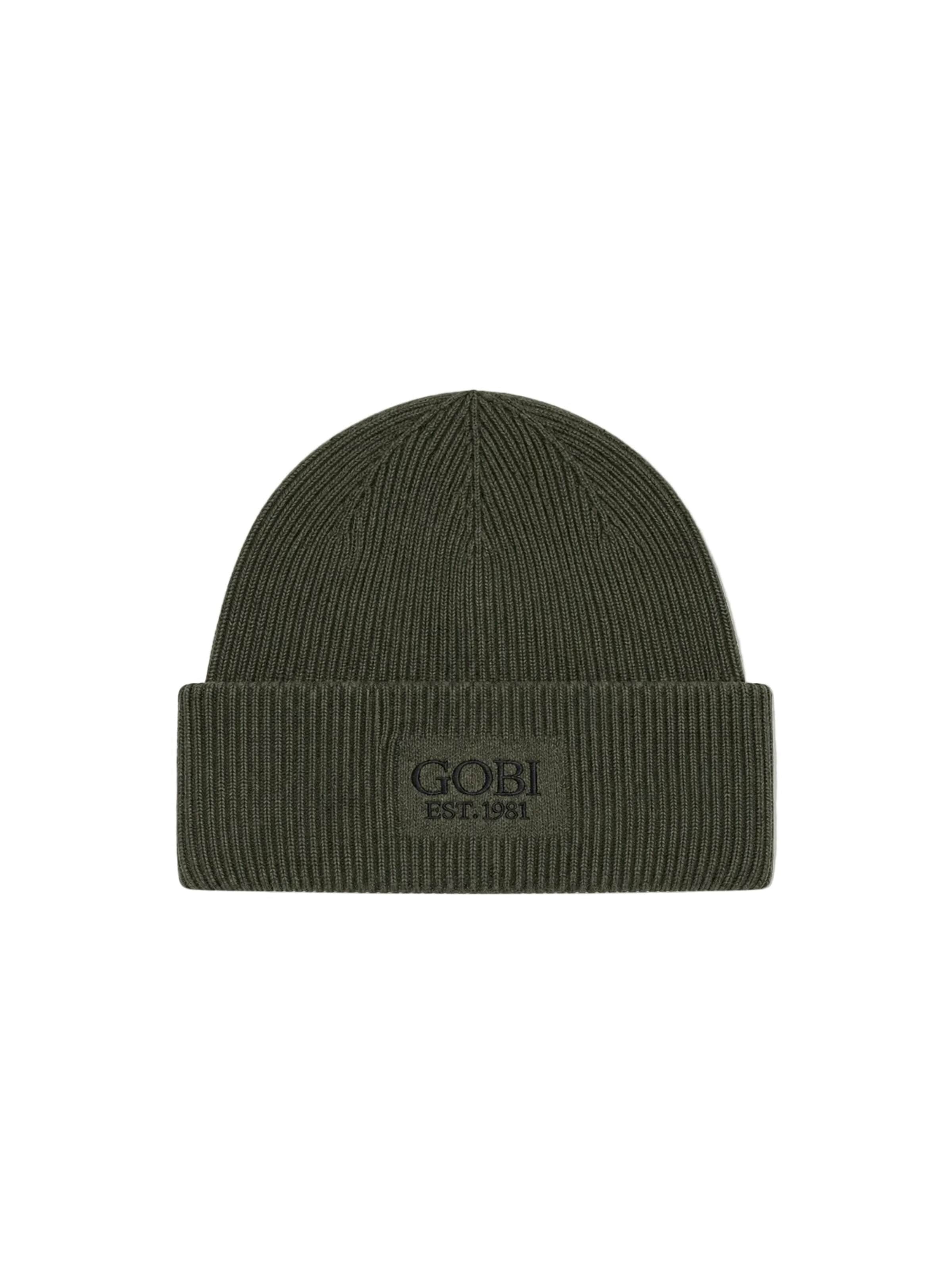 GOBI Cashmere Pipo värissä vihreä: etupuoli