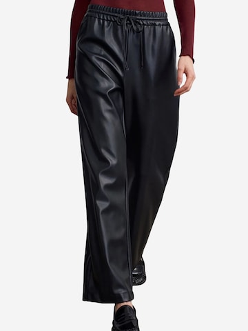 Wide Leg Pantalon Dilvin en noir