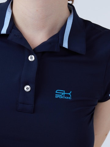 Maglia funzionale 'Poloshirt' di SPORTKIND in blu