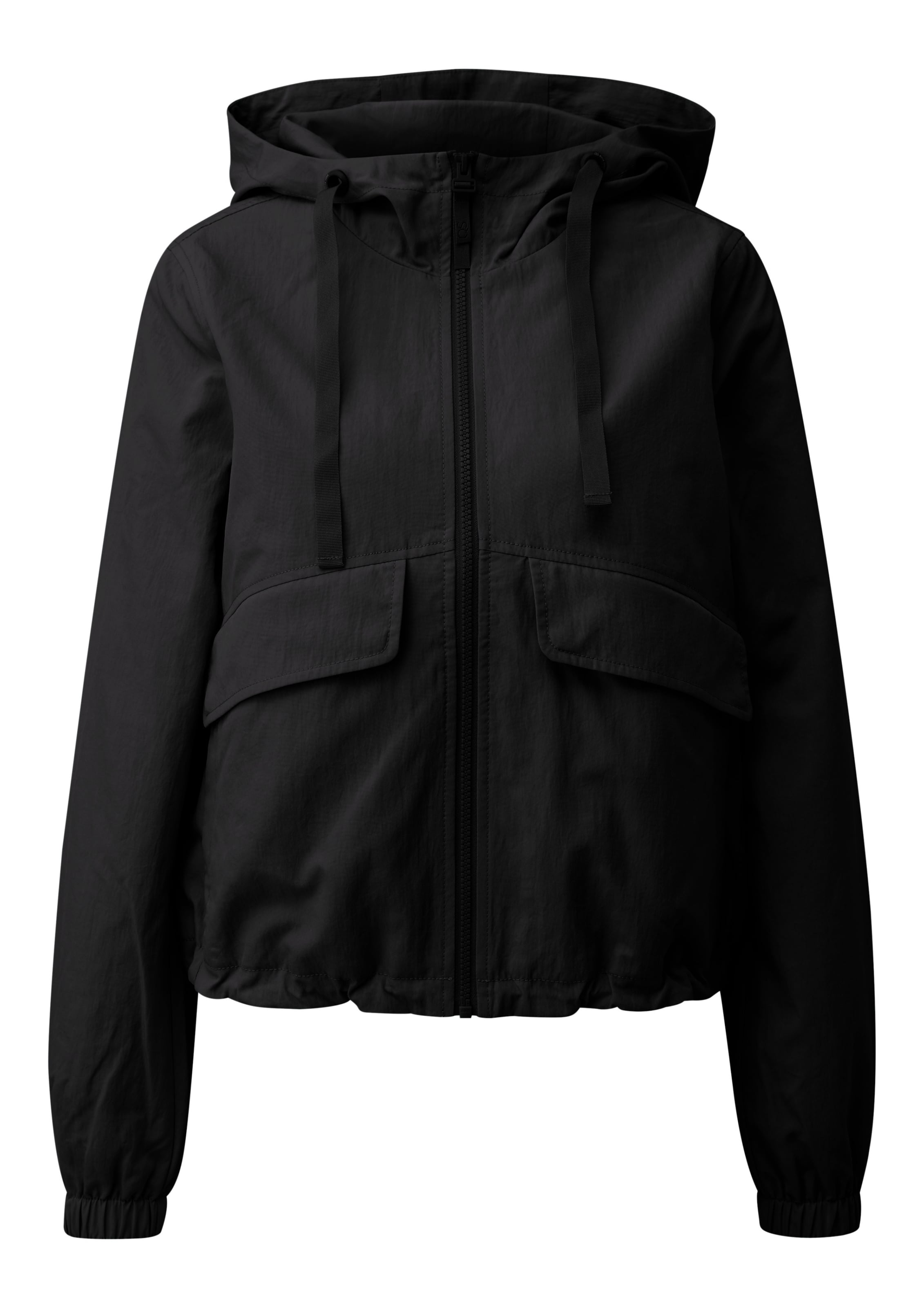 QS Outdoor-Jacke in Schwarz: Vorderseite