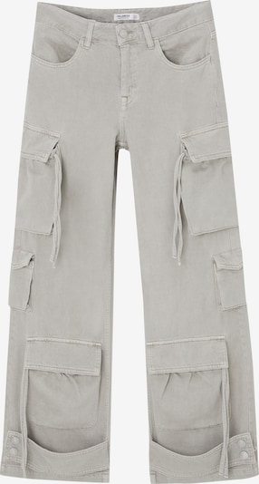 Pull&Bear Jeans cargo en gris denim, Vue avec produit