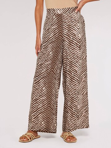 Apricot Wide leg Pants in Brown: front