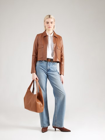 Maze Φθινοπωρινό και ανοιξιάτικο μπουφάν σε καφέ