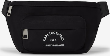 Karl LagerfeldPojasna torbica 'RUE ST. GUILLAUME' - crna boja: prednji dio
