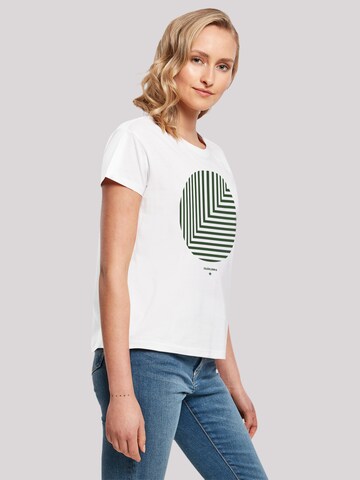 T-shirt 'Geometrics' F4NT4STIC en blanc