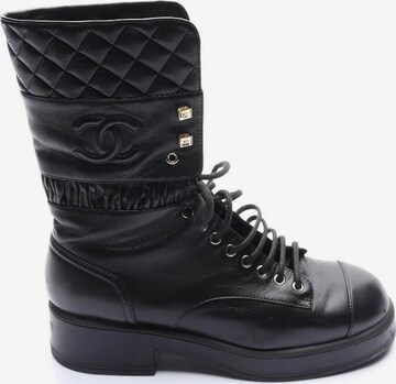 CHANEL Dress Boots in 41 in Black: front