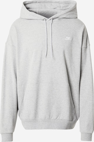 pelēks Nike Sportswear Sportisks džemperis 'CLUB': no priekšpuses