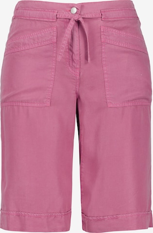 Pantalon Ulla Popken en rose : devant