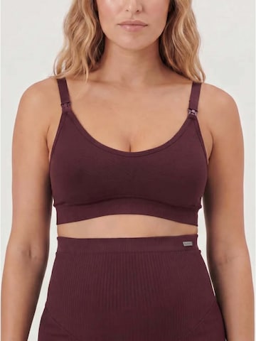SNOCKS Bralette Bra in Red: front