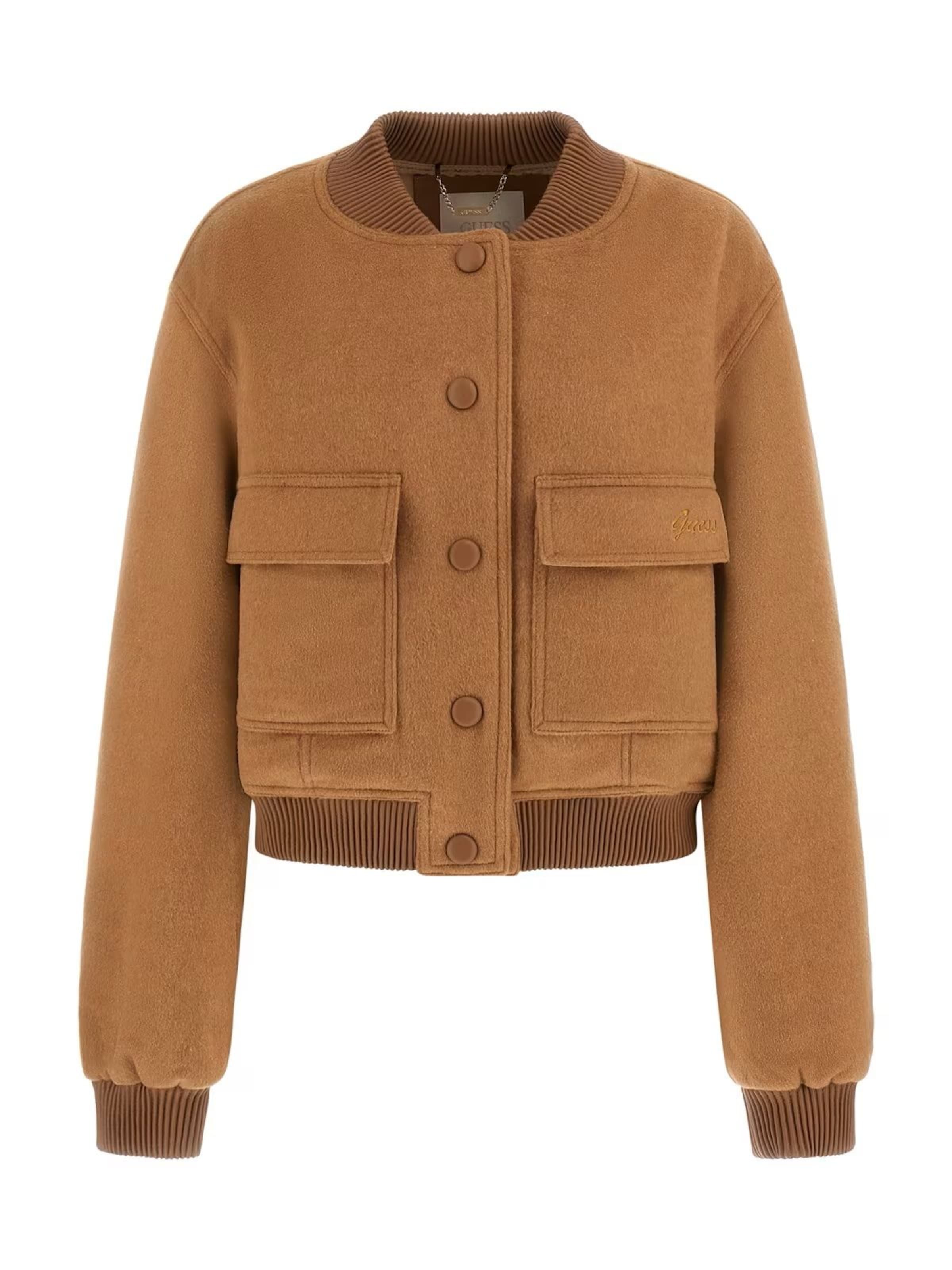 GUESS Übergangsjacke‌‌‌‌‌‌‌‌‌‌ in braun, Produktansicht