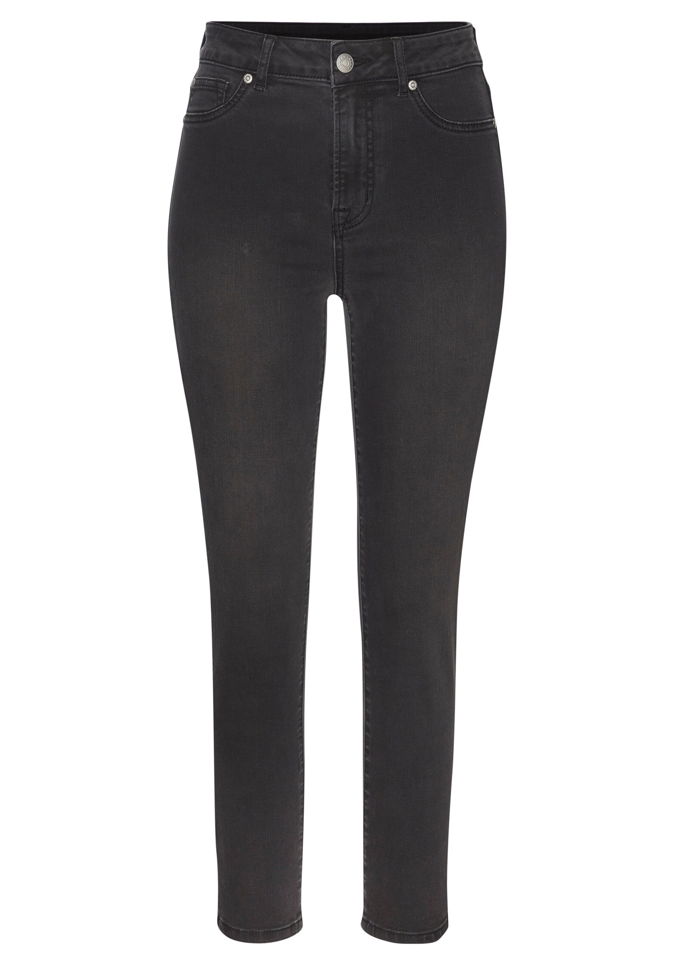 LASCANA Skinny Jeggings σε μαύρο: μπροστά