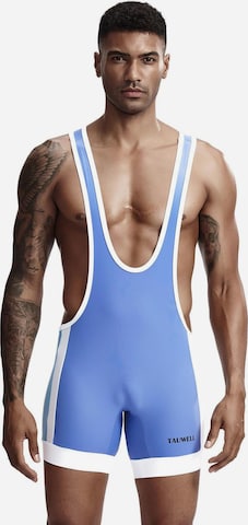 TAUWELL Sportunterhose 'Fitness Wrestling' in Blau: Vorderseite