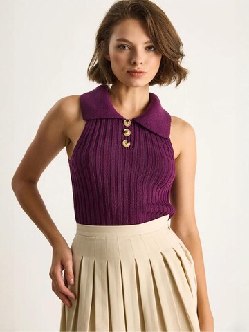 Bianco Lucci Trui in Lila: voorkant