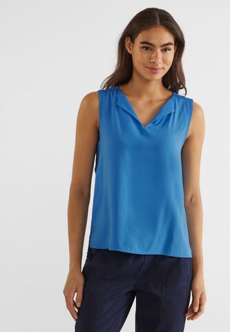 STREET ONE Blouse in Blauw: voorkant