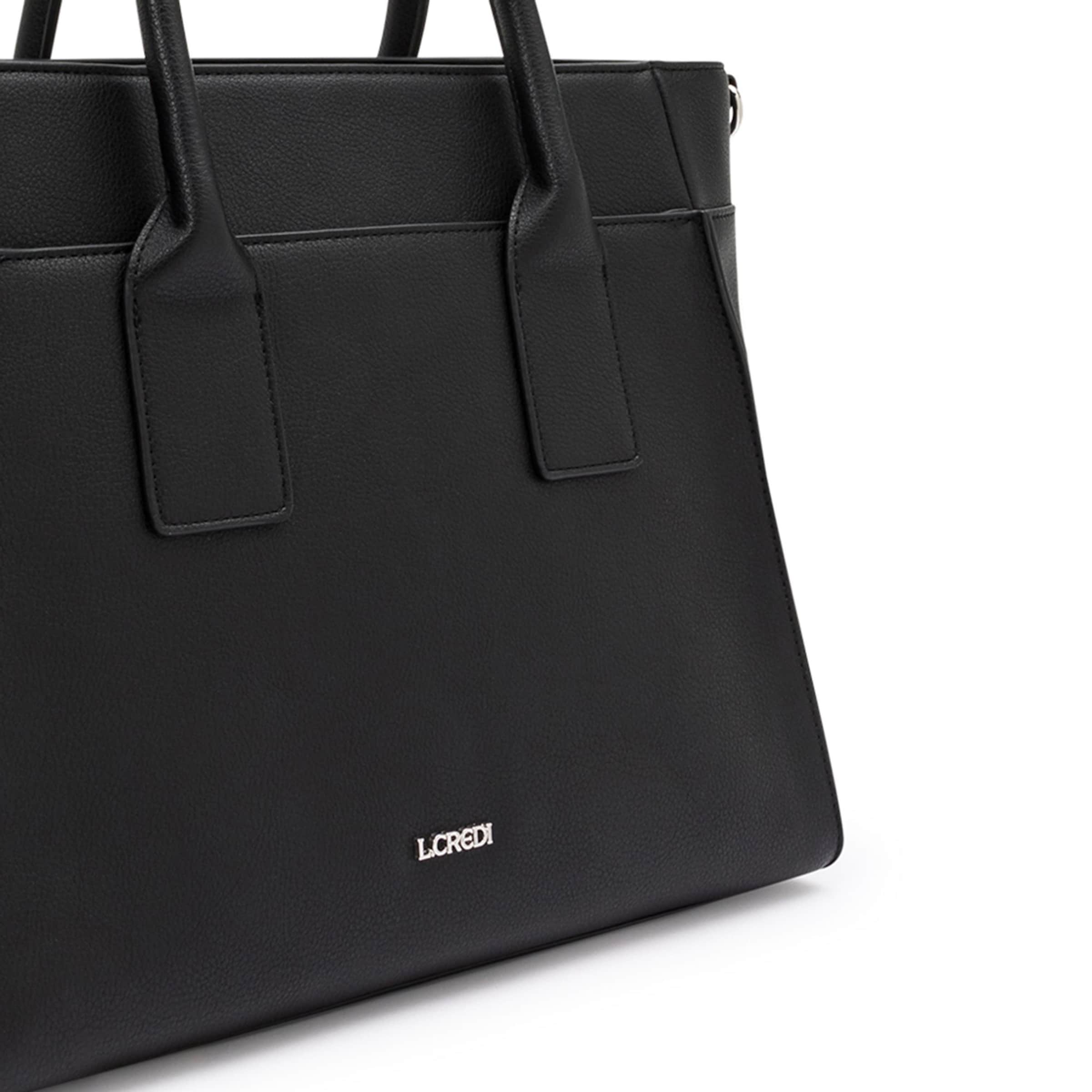 L.CREDI Handbag 'Orkida' in Black