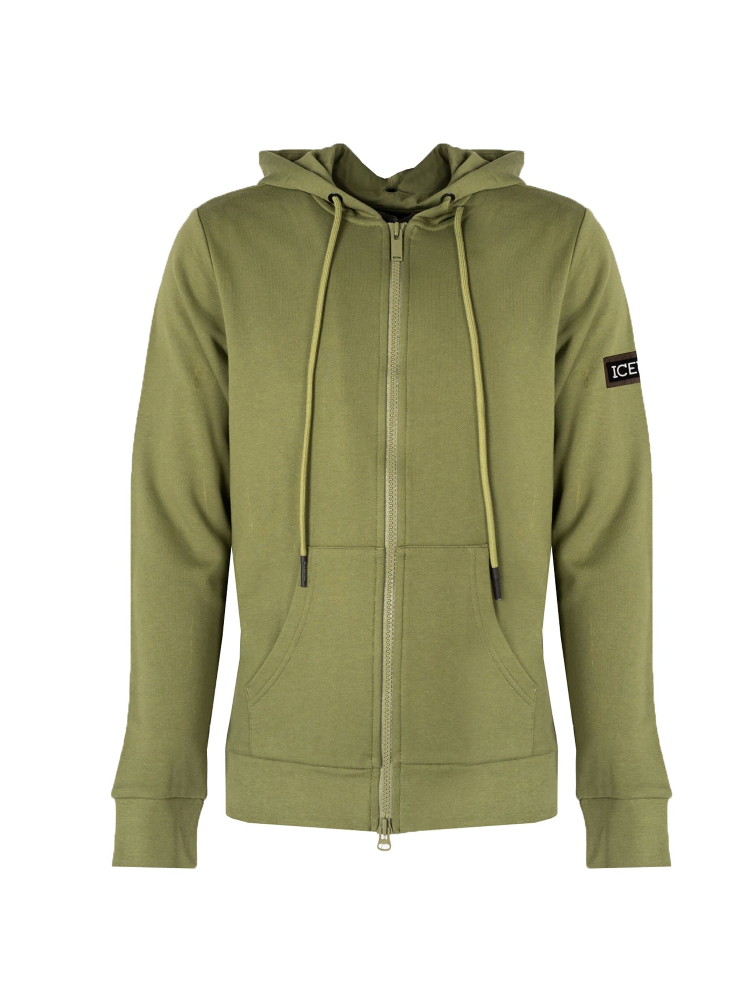ICEBERG Bluzka sportowa 'Bluza' w kolorze zielony