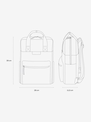 Kapten & Son Rucksack 'Bergen' in Grau