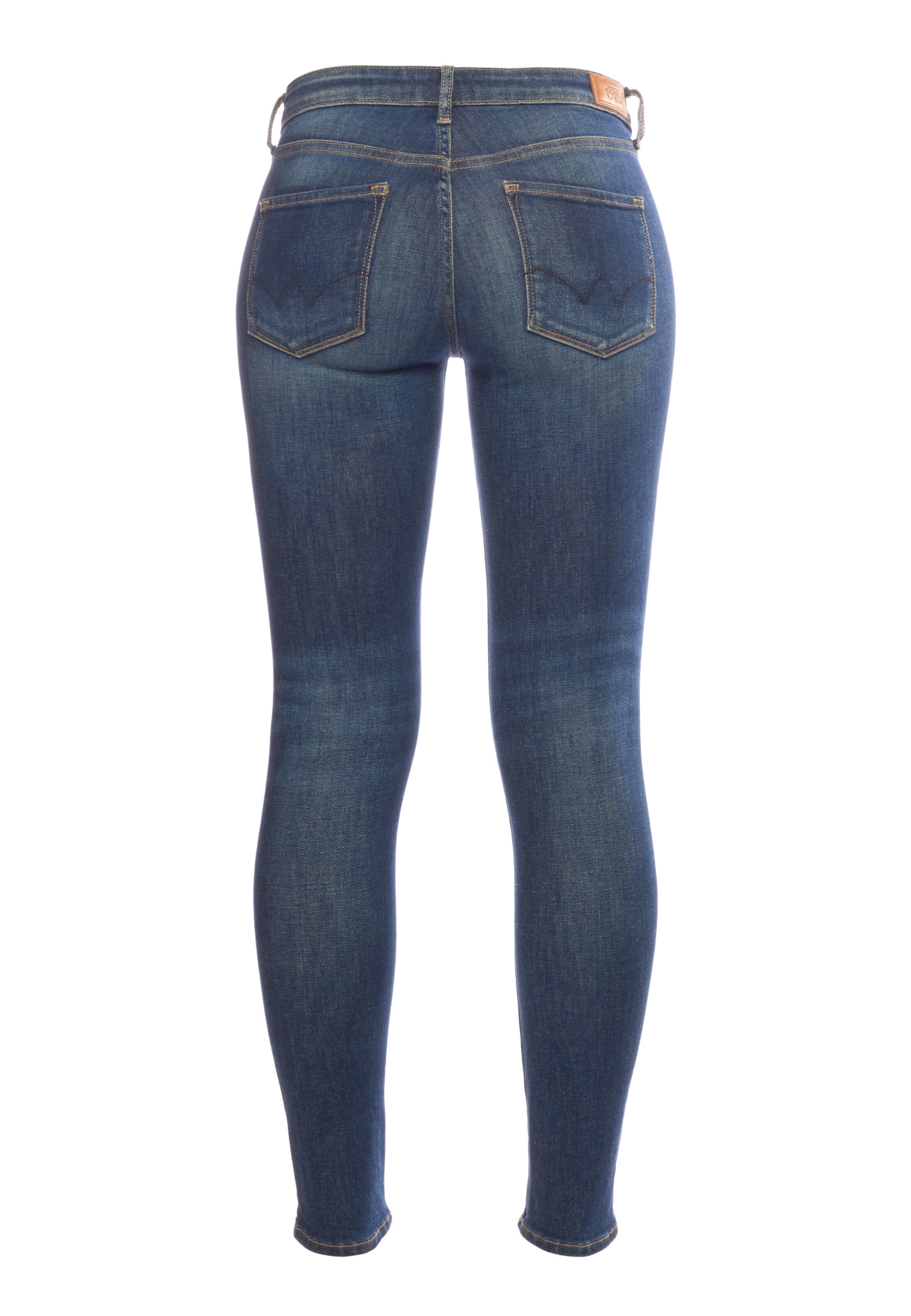 Coupe slim Jean Le Temps Des Cerises en bleu