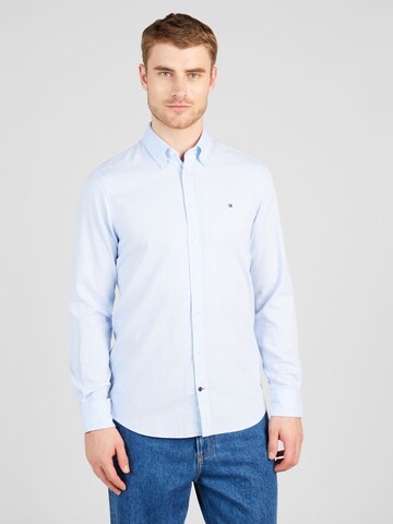 Tommy Hilfiger Tailored Přiléhavý střih Košile 'ROYAL' – modrá: přední strana