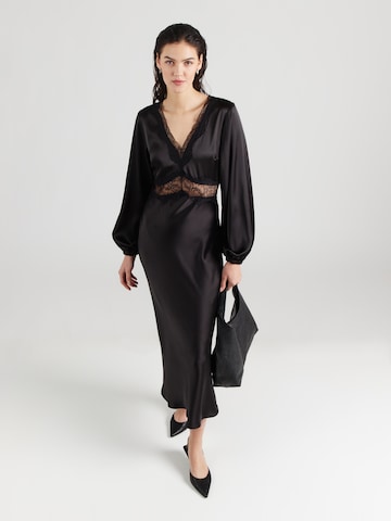 Gina Tricot Kleid in Schwarz: Vorderseite