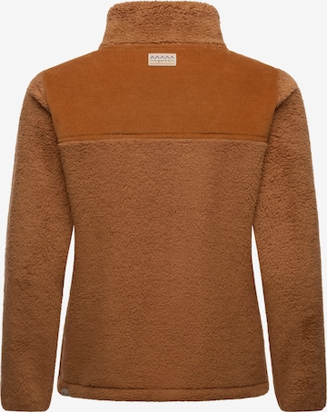Ragwear Bluza polarowa 'Appopis Block' w kolorze brązowy