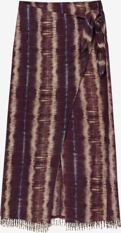 Pull&Bear Skirt in Brown: front