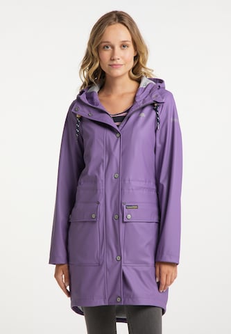 Manteau mi-saison Schmuddelwedda en violet : devant