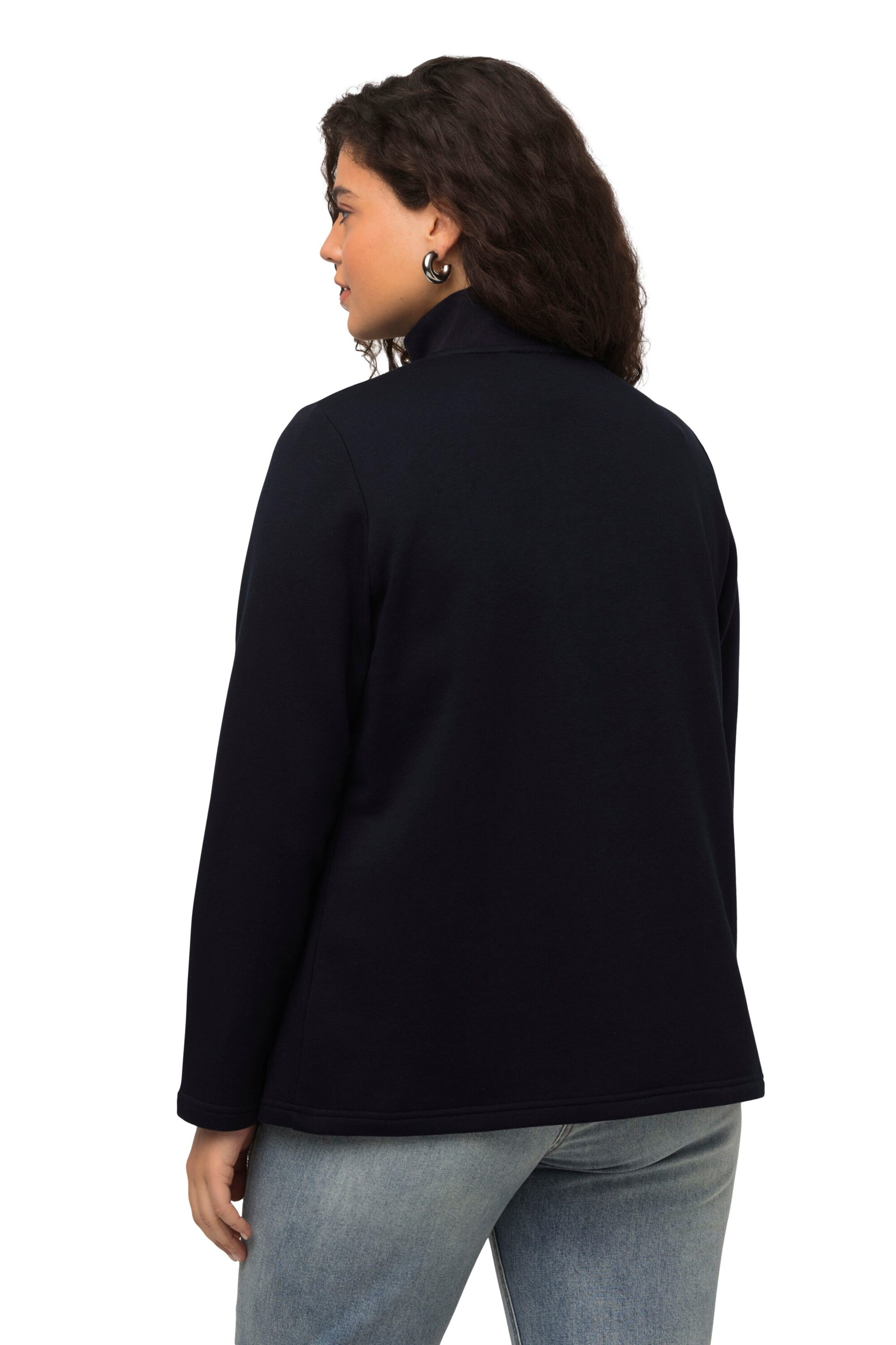 Sweat-shirt Ulla Popken en bleu