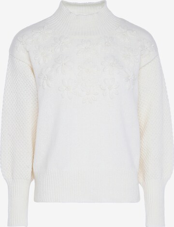 Pull-over MYMO en blanc : devant