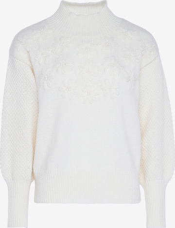 Pull-over MYMO en blanc : devant