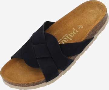 Palado Pantolette 'Torna' in Blau: Vorderseite