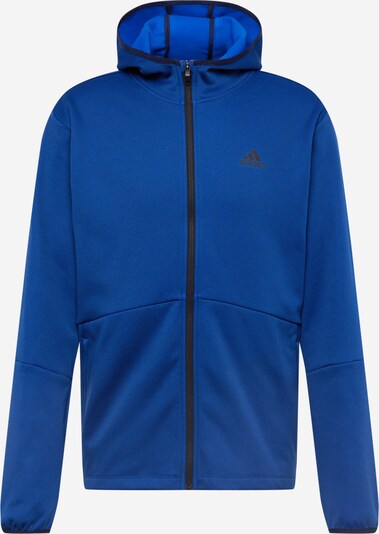 ADIDAS PERFORMANCE Αθλητική ζακέτα φούτερ σε σκούρο μπλε / μαύρο, Άποψη προϊόντος