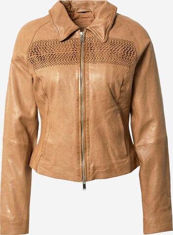 Veste mi-saison 'Kaja' FREAKY NATION en beige : devant