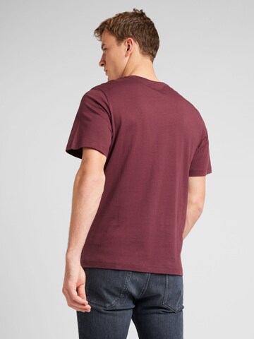 JACK & JONES Tričko 'JJALVIS' – červená