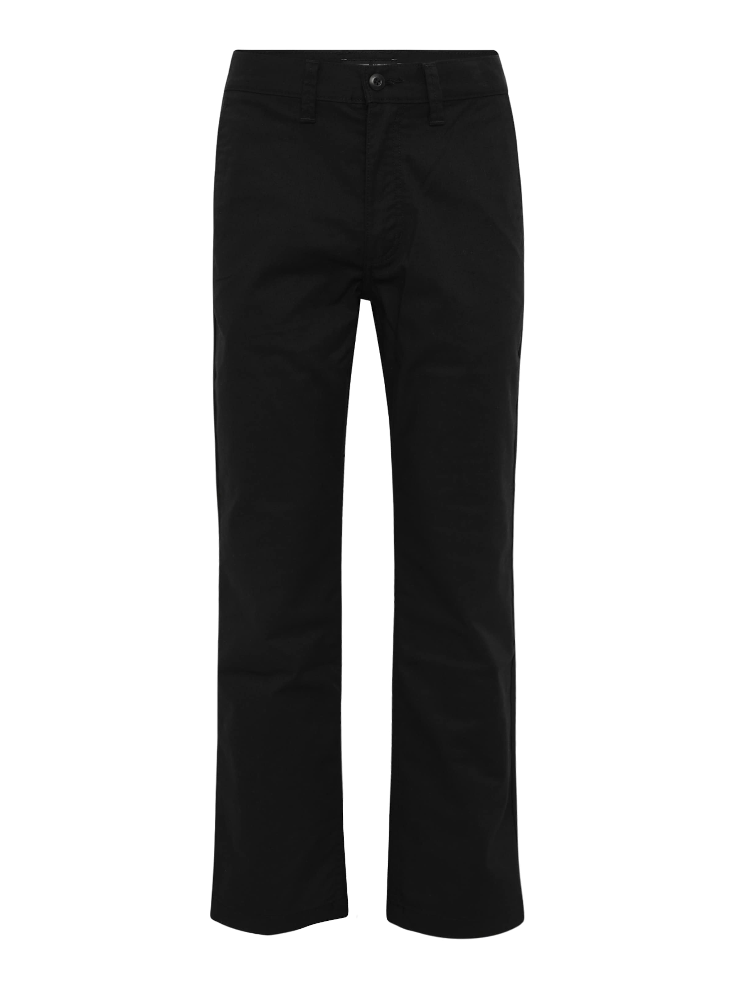 juoda VANS Standartinis „Chino“ stiliaus kelnės 'Authentic': priekis