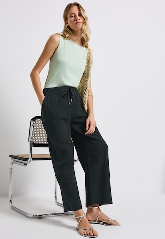 STREET ONE Wide leg Pants in Black