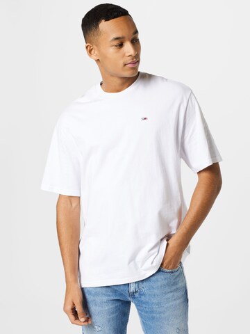 T-Shirt Tommy Jeans en blanc : devant