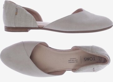 TOMS Ballerina 41 in Weiß: predná strana