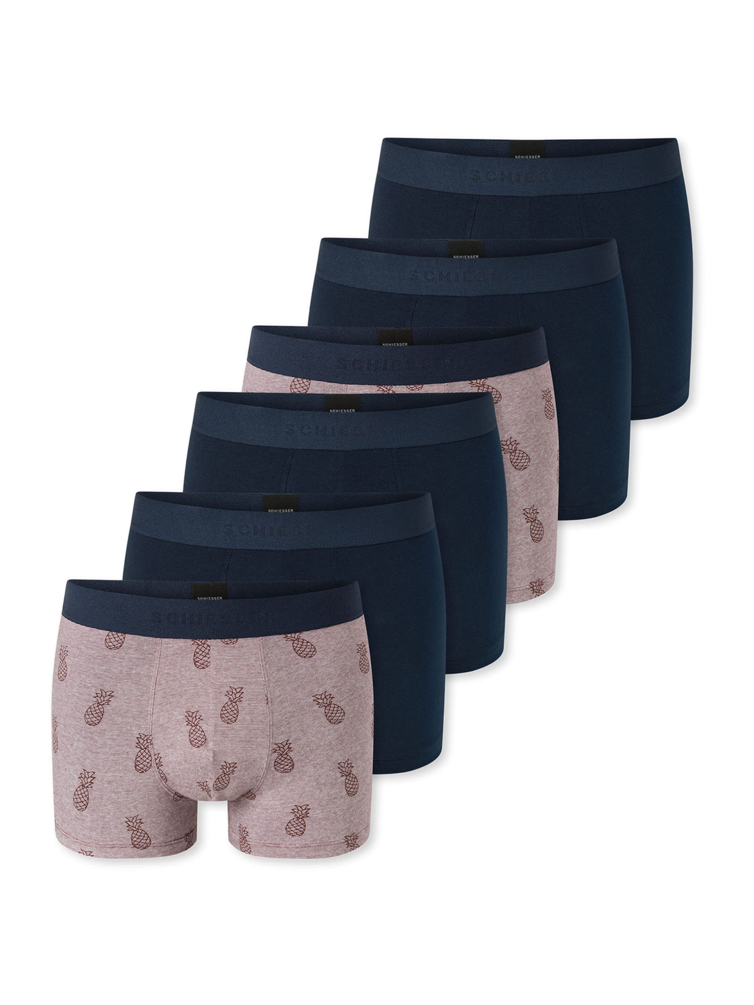 Boxers ' 95/5 ' SCHIESSER en bleu : devant