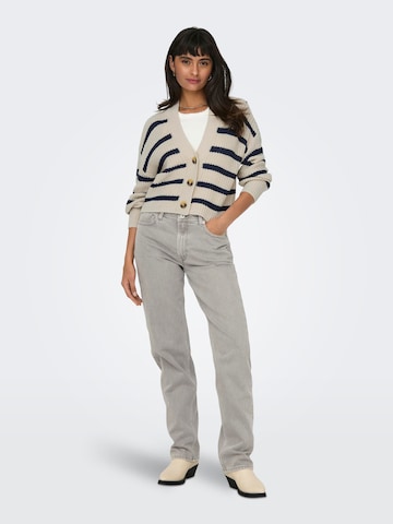 ONLY Strickjacke 'ONLCarol' in Grau