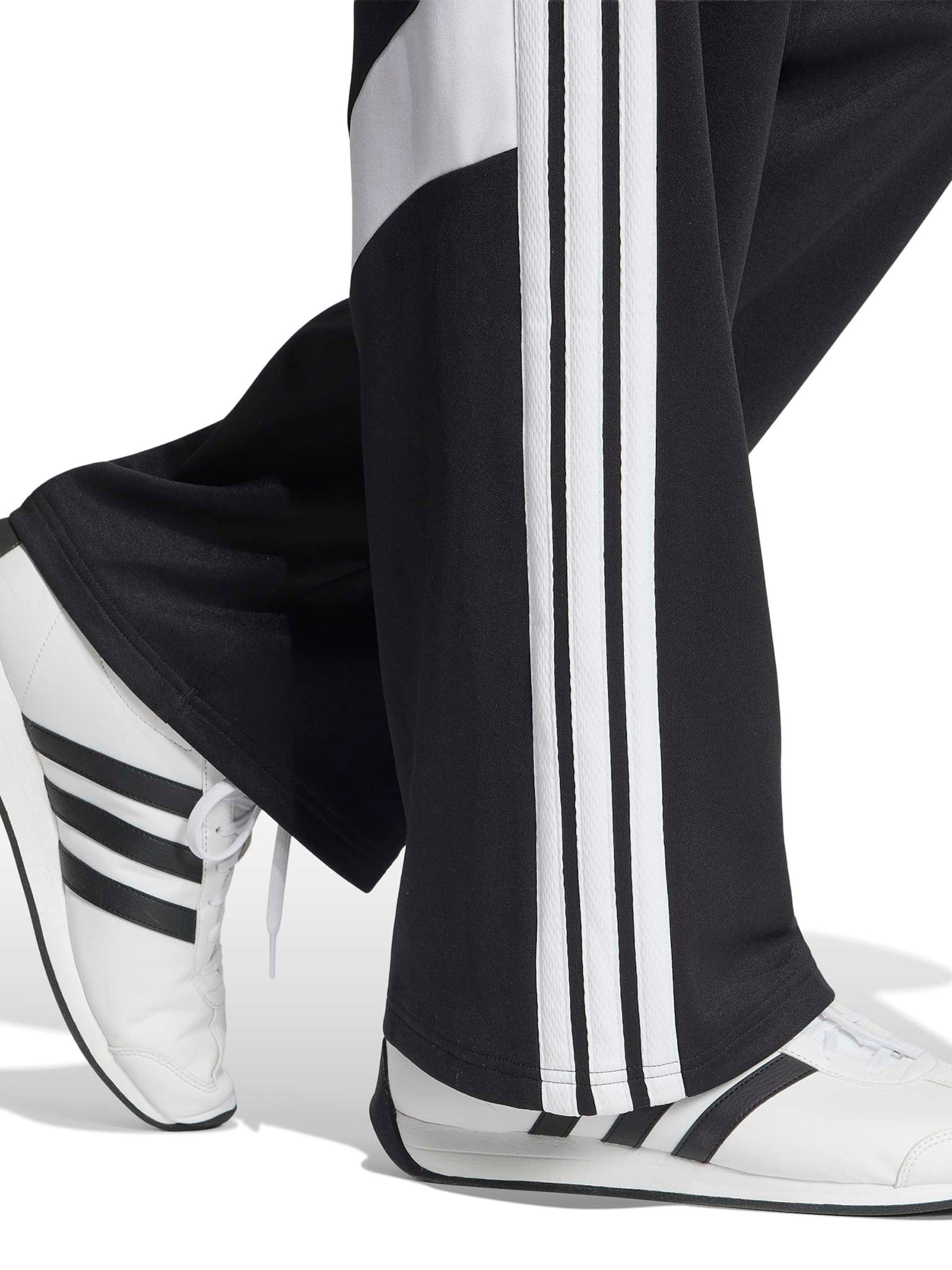 ADIDAS SPORTSWEARWide Leg/ Široke nogavice Sportske hlače 'TIRO OH' - crna boja